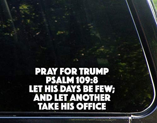 Elmas Grafikler Trump Mezmur 109:8 için Dua Edin Günleri Az Olsun; ve Bir Başkasının Ofisini Almasına İzin Verin (7-1/2