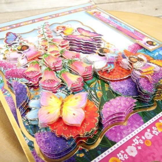 HunkyDory El Sanatları Bahar Havada Deco-Büyük Kaban Seti-Peri Öpücükleri SPRİNGDEC905