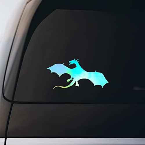 Hobbit Smaug Ejderha Sticker Vinil Çıkartması Dizüstü Araba Pencere Dizüstü 5 x 2.5 |Holografik /