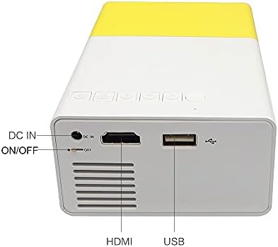 KJHD Taşınabilir LED Mini Projektör Ev Sineması Oyun Video Oynatıcı SD Uyumlu USB Hoparlör YG-300 Çocuk Beamer