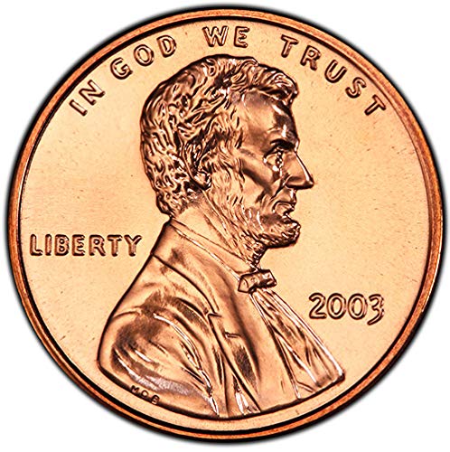 2003 P & D BU Lincoln Memorial Cent Seçim Dolaşımsız ABD Nane 2 Sikke Seti