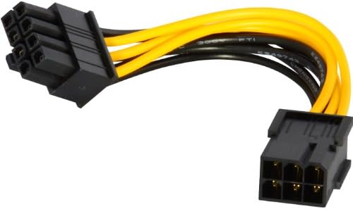 JacobsParts 6-pin 8-pin PCI Express Güç dönüştürücü Kablosu için Ekran Kartı