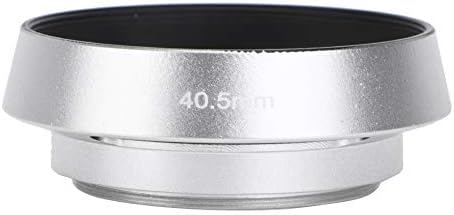 Lens Hood 40.5 Lens Hood 2 Adet Alüminyum Alaşım Hollow Out Lens Hood 40.5 mm Leica Kamera için Gümüş
