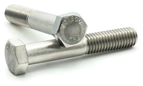 Altıgen Başlı Vidalar 316 Paslanmaz Çelik-5/16-18 x 3 Kısmi Diş Adet-1.000