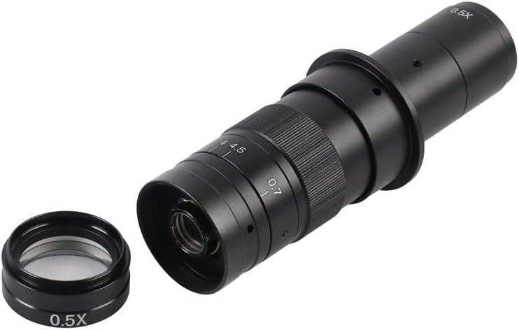 Mikroskop Aksesuarları Kiti Yetişkinler için 0.5 X/0.35 X/2X/1X/0.75 X Yardımcı Objektif Cam Lens 42mm Lens Video