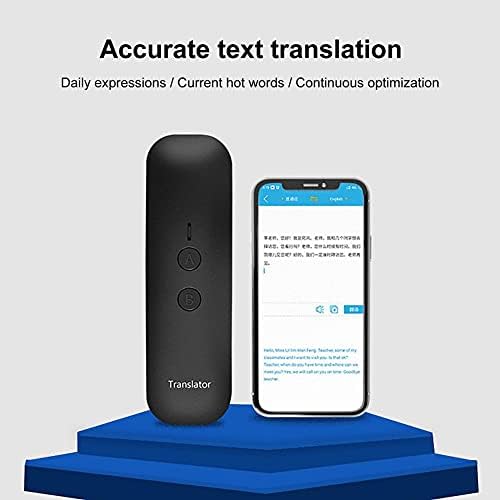 SLNFXC 5.0 Şarj Edilebilir Hızlı Bağlantı Mini Taşınabilir Ses Çoklu Dil Akıllı Çevirmen Yurtdışı İş Toplantısı için
