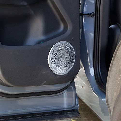 LLKUANG Range Rover Evoque 2019 için 2020 Kapı Tweeter Hoparlör kapak yüzüğü Alüminyum Alaşımlı (4 adet Kapı Hoparlör