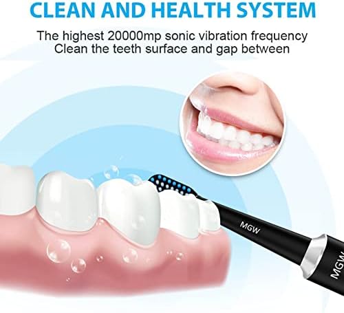 Yetişkinler için MGW Elektrikli Diş Fırçası, Akıllı Zamanlayıcılı Şarj Edilebilir Sonik Elektrikli Diş Fırçaları,