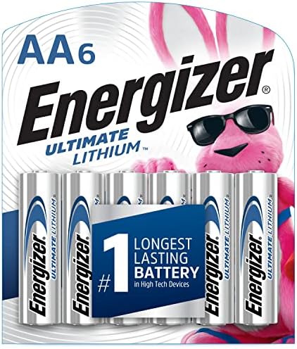 Energizer Ultimate Lityum AA Piller (6'lı Paket), 1,5 V Lityum Çift A Piller