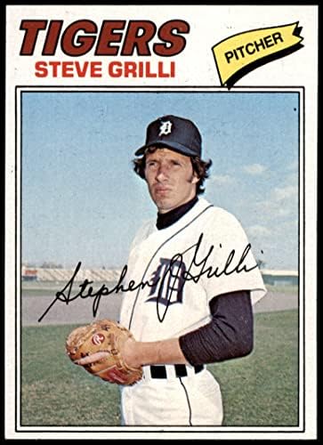 1977 Topps 506 Steve Grilli Detroit Kaplanları (Beyzbol Kartı) NM Kaplanları