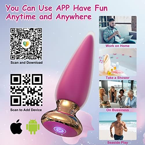 App ve Uzaktan Kumanda Anal Popo Vibratör prostat masaj aleti-9 İnç Renk Değiştirilebilir Gerçekçi G Spot Dildos