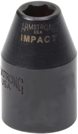 Armstrong 19-614 3/8 inç Sürücü 6 Noktalı Darbe Soketi, 7/16 inç