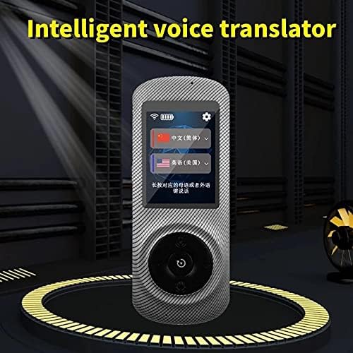 DLOETT 2.4 İnç Dokunmatik Ekran Ses Çevirmen Gerçek Zamanlı 82 Çoklu Dil Taşınabilir WiFi Anında Sesli Konuşma İş