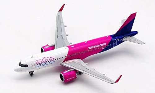 JC Kanatları Wizz Air Airbus A320NEO HA-LJA 1?400 DİECAST Uçak Önceden inşa edilmiş Model