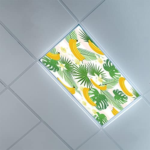 Tavan lambası difüzör Panelleri için Floresan ışık kapakları-Egzotik Desen-Sınıf Ofisi için Floresan ışık Kapakları