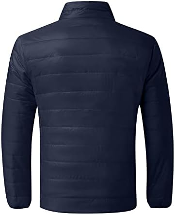 ADSSDQ kışlık ceketler Erkekler İçin, Tatil Giyim Erkek Artı Boyutu Kış Moda Uzun Kollu Orta Ağırlık Ceket Windproof5