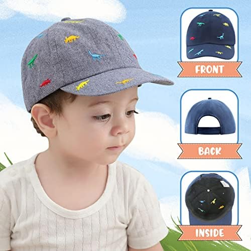 Erkek beyzbol şapkası Bebek Yürümeye Başlayan Kızlar için Yaz Kap Güneş Koruma Dinozor Çocuklar şoför şapkaları için