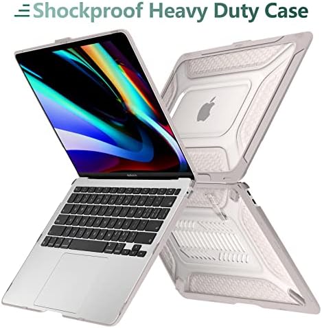 TWOLSKOO MacBook Pro 13 inç Kılıf için 2022 2021 2020 Model: A2338 M2/M1 A2251 A2289 Dokunmatik Çubuklu, Ağır Hizmet