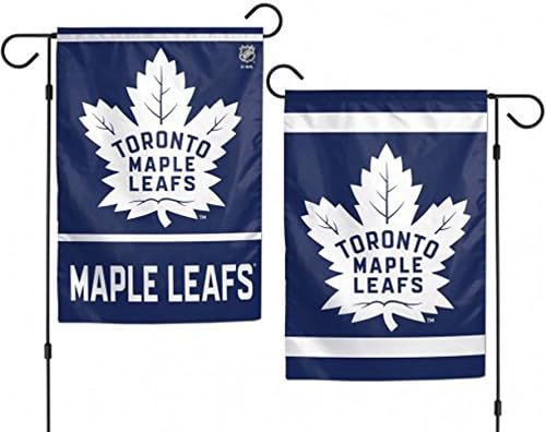 WinCraft NHL Toronto Maple Leafs Flag12x18 Bahçe Tarzı 2 Taraflı Bayrak, Takım Renkleri, Bir Boyut