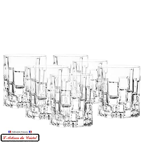 Viski / Kokteyl için 6 Kristal Bardak Kristal Bardak - Servis Grafiği 34 cl (11,5 fl oz) - Klein Evi-Şirket: Artisan