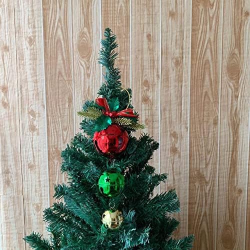Metal Noel Çan Ağacı Asılı Kapı Jingling Bell Kırmızı Altın Yeşil Noel Çan Süsler Kolye, Noel Ağacı Süsleri için tatil