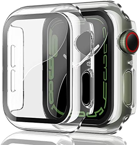 Apple Watch Case 40mm Serisi SE için 2 Paket HATOSHI, dahili temperli Cam Ekran koruyucu ile 6,5,4, iWatch 40mm için