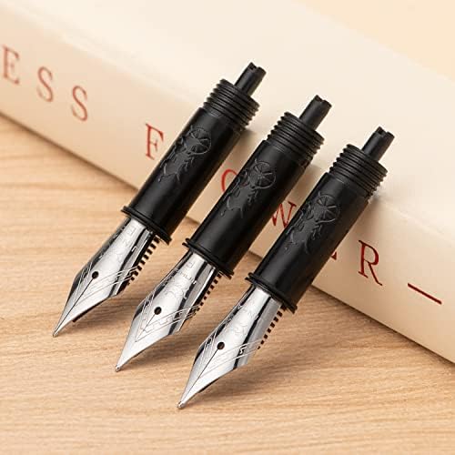 3 Set Jinhao X159 dolma kalem Yedek Uç Parçaları (EF, F ve M) Gümüş Kaplama